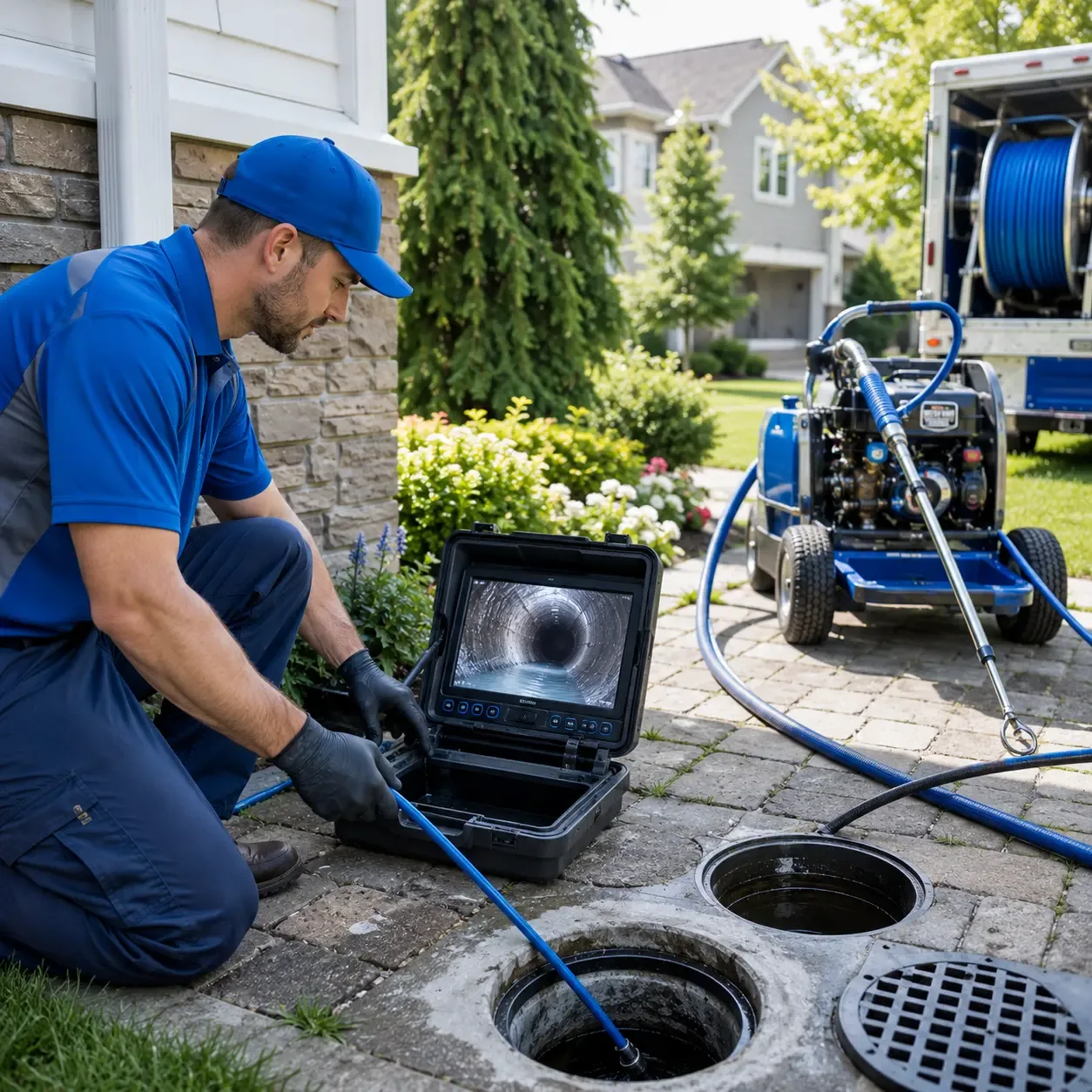 Outdoor drain cleaning professionals serving Goshen, NH